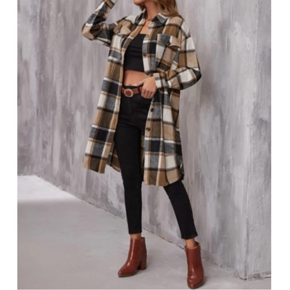 Luxe plaid coat - Picture 3 of 5